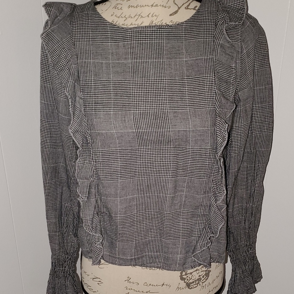 Romeo and Juliet Coutour Plaid Shirt